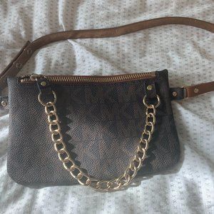 Michael Kors MK Signature Fanny Pack Belt Bag Size Small